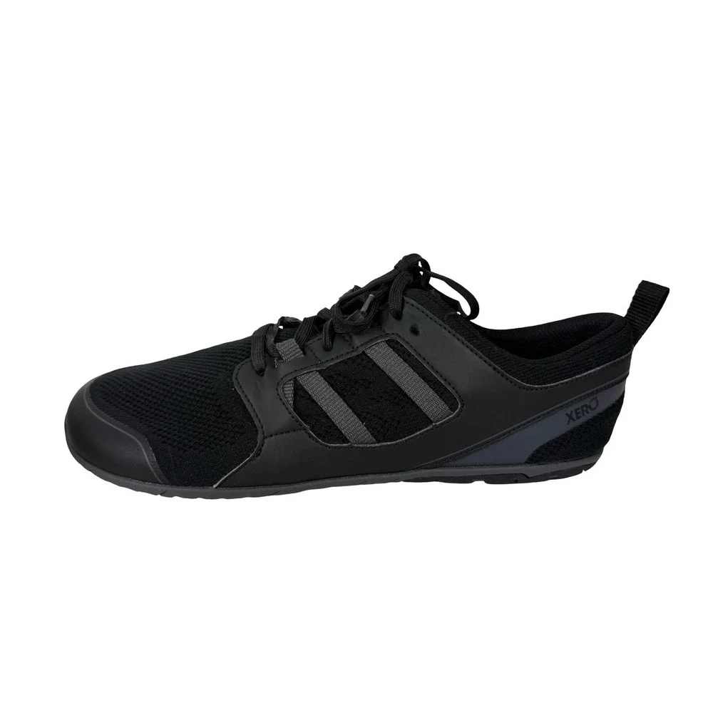 Xero Shoes Zelen Mens US 13 Zero Drop Running Shoes Black Athletic Performance